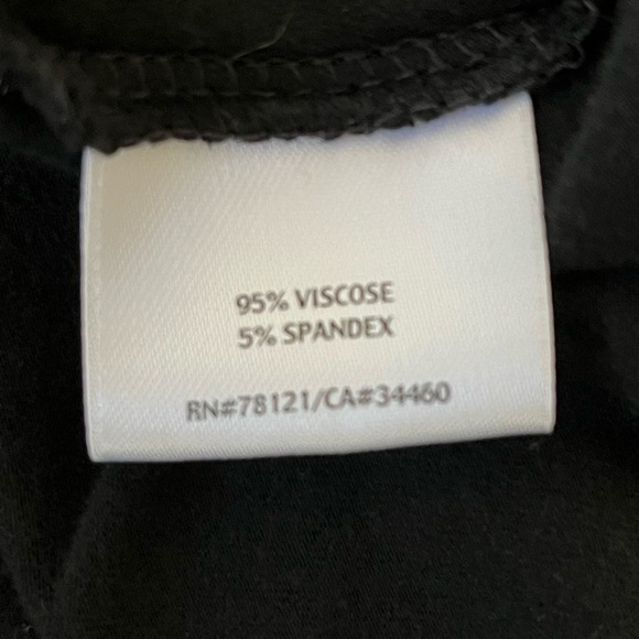 EILEEN FISHER Cowl Neck Jersey Stretch Long Sleeve Dress Medium Minimalist - Picture 8 of 12